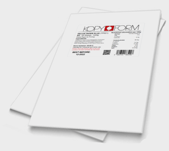 Kopyform Edible Wafer Paper Sheets